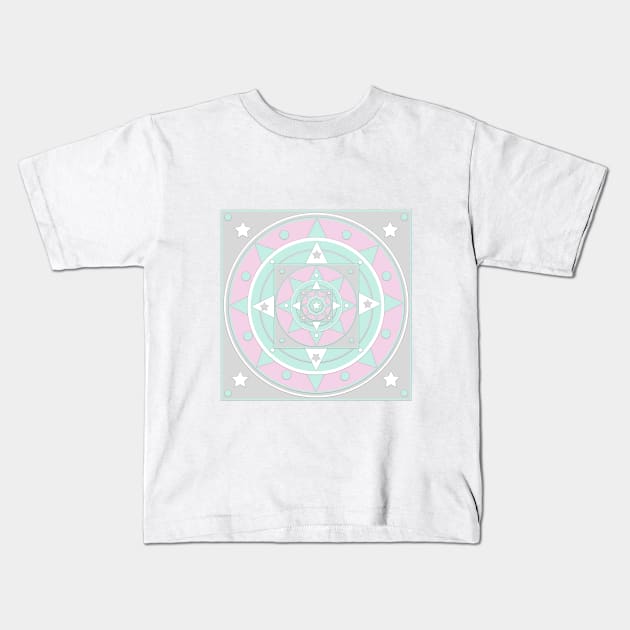 Love to my Love Mandala Kids T-Shirt by FaerieMamaFree